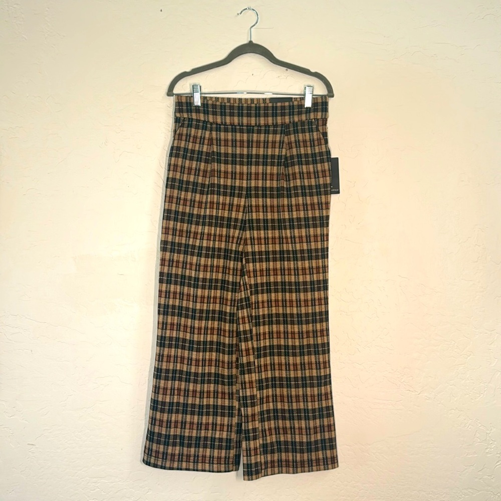 Jules and Leopold Plaid Crop Pants